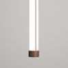Suspensions Acier Marron LED 1 Trang