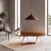 Suspensions Acier Beige LED 1 Fint