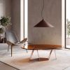 Suspensions Acier Beige LED 1 Fint
