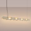 Suspensions Acier Beige LED 1 Chain