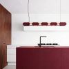 Suspensions Acier Beige LED 1 Chain