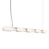 Suspensions Acier Beige LED 1 Chain