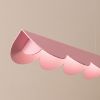 Suspensions Aluminium Rose LED 1 Biscuit