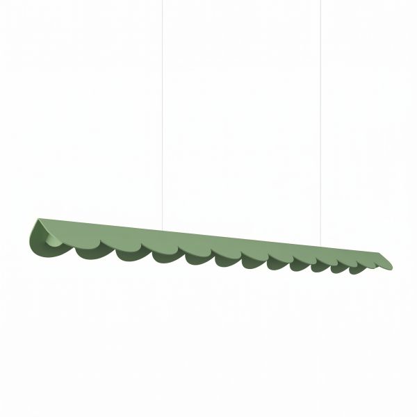 Suspensions Aluminium Sauge LED 1 Biscuit