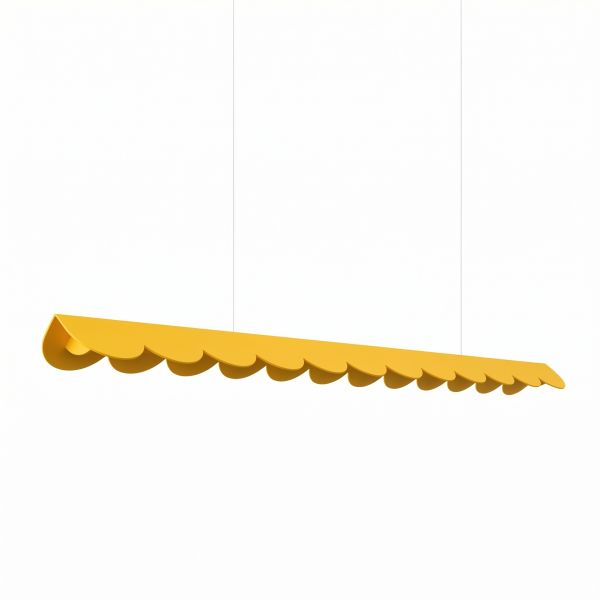 Suspensions Aluminium Jaune LED 1 Biscuit