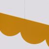 Suspensions Aluminium Jaune LED 1 Biscuit
