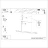 Suspensions Aluminium Jaune LED 1 Biscuit