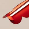 Suspensions Aluminium Rouge LED 1 Biscuit