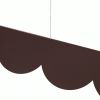 Suspensions Aluminium Marron LED 1 Biscuit