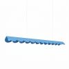 Suspensions Aluminium Bleu LED 1 Biscuit