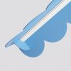 Suspensions Aluminium Bleu LED 1 Biscuit