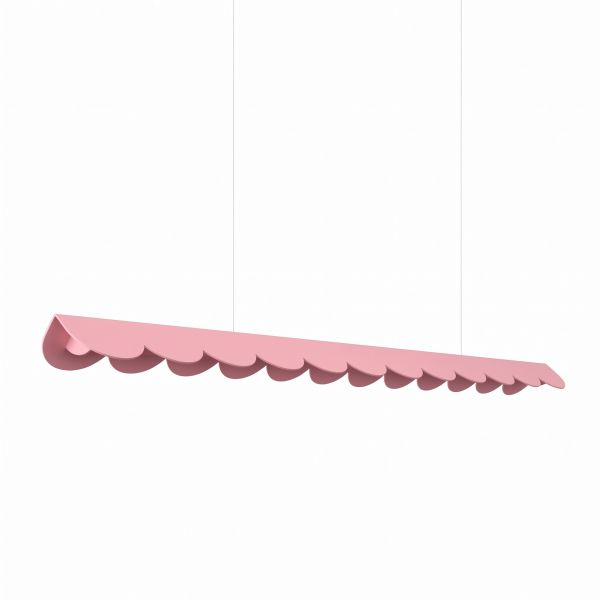 Suspensions Aluminium Rose LED 1 Biscuit