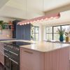 Suspensions Aluminium Rose LED 1 Biscuit