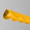 Suspensions Aluminium Jaune LED 1 Biscuit