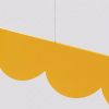 Suspensions Aluminium Jaune LED 1 Biscuit