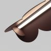 Suspensions Aluminium Marron LED 1 Biscuit