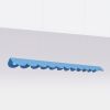 Suspensions Aluminium Bleu LED 1 Biscuit