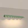 Suspensions Aluminium Sauge LED 1 Biscuit
