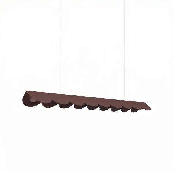 Suspensions Aluminium Marron LED 1 Biscuit