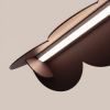 Suspensions Aluminium Marron LED 1 Biscuit