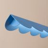 Suspensions Aluminium Bleu LED 1 Biscuit