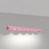 Suspensions Aluminium Rose LED 1 Biscuit