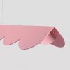 Suspensions Aluminium Rose LED 1 Biscuit