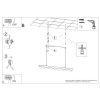 Suspensions Aluminium Rose LED 1 Biscuit