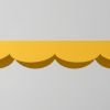 Suspensions Aluminium Jaune LED 1 Biscuit
