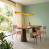 Suspensions Aluminium Jaune LED 1 Biscuit