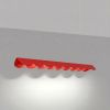 Suspensions Aluminium Rouge LED 1 Biscuit