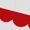 Suspensions Aluminium Rouge LED 1 Biscuit