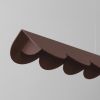 Suspensions Aluminium Marron LED 1 Biscuit