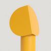 Lampes de bureau Aluminium Jaune LED 1 Biscuit