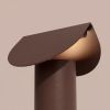 Lampes de bureau Aluminium Marron LED 1 Biscuit