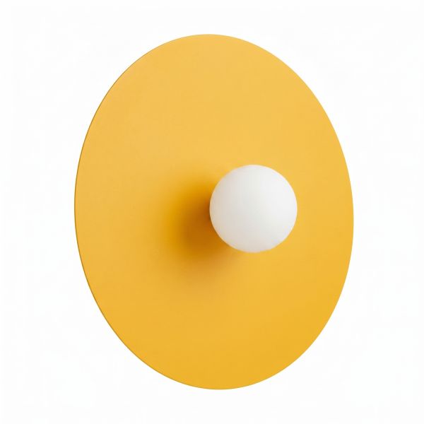 Appliques murales Acier Jaune G9 1 Ake