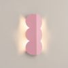Appliques murales Aluminium Pêche G9 2 Biscuit