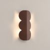 Appliques murales Aluminium Pêche G9 2 Biscuit