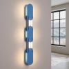 Appliques murales Acier Bleu LED 1 Chain