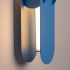 Appliques murales Acier Bleu LED 1 Chain