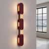 Appliques murales Acier Bordeaux LED 1 Chain