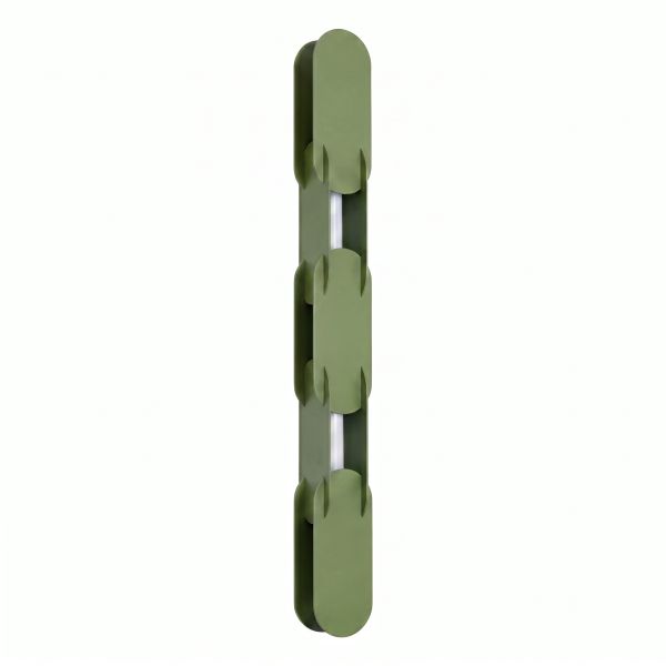 Appliques murales Acier Vert Olive LED 1 Chain