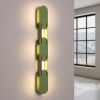 Appliques murales Acier Vert Olive LED 1 Chain
