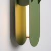 Appliques murales Acier Vert Olive LED 1 Chain
