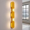 Appliques murales Acier Jaune LED 1 Chain