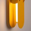 Appliques murales Acier Jaune LED 1 Chain