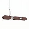 Suspensions Acier Marron LED 1 Chain