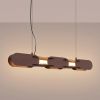 Suspensions Acier Marron LED 1 Chain
