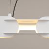 Suspensions Acier Blanc LED 1 Chain