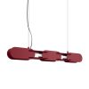 Suspensions Acier Bordeaux LED 1 Chain